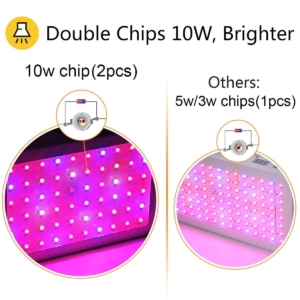 BESTVA Dual Chip 600 Watt Pflanzenlampe